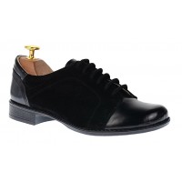 Marimea 36 Pantofi dama casual din piele naturala  - Model Negru P53NSN